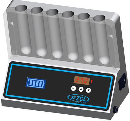 Portaprovette a temperatura costante a 6 pozzetti ad alta precisione per uso di laboratorio