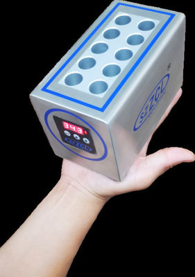 Scaldabagno portatile per 10 tubi con 37°C per 6 ore e controllo della temperatura stabile